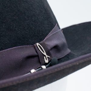 Grosgrain Fedora Cinta Negroamaro Hat