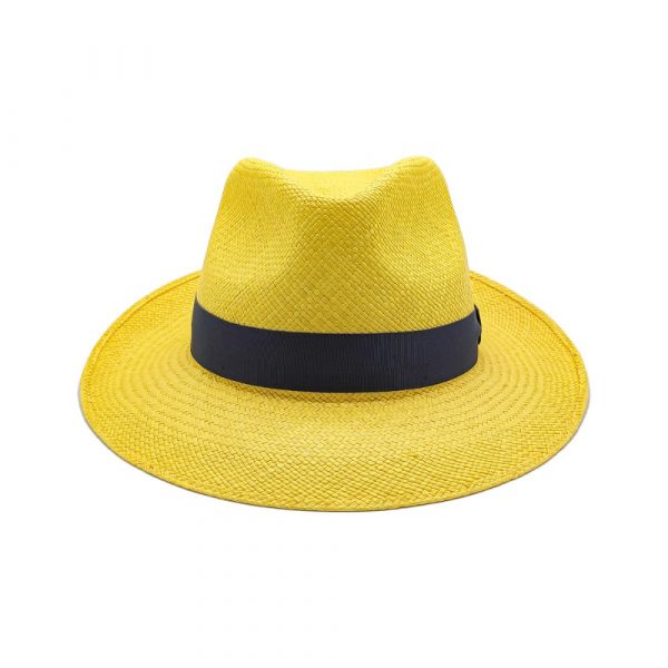 Panama Hat Medium Brim Yellow