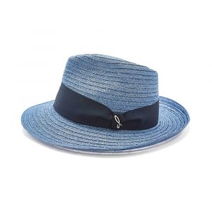 Cappello Drop Treccia di Canapa Azzurro Doria 1905