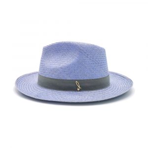 Cappello Panama Cuenca Azzurro