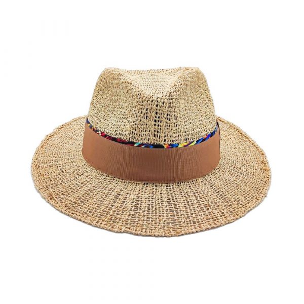Natural Raffia Summer Drop Hat