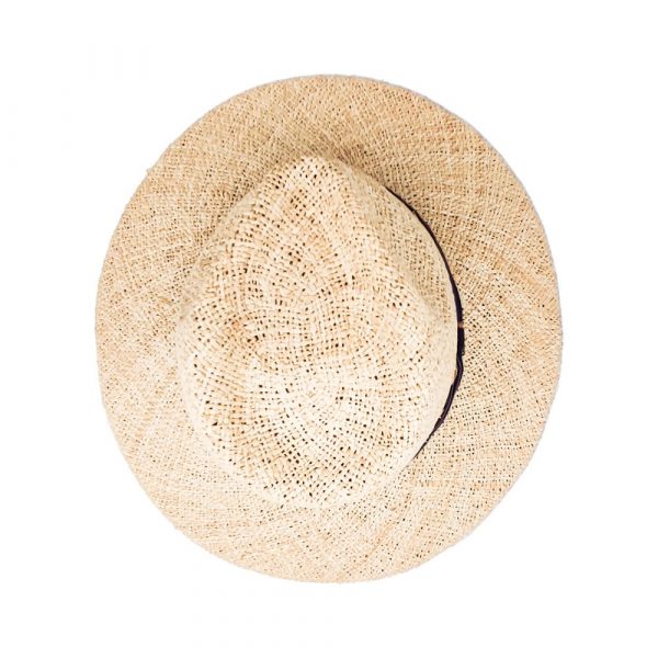 Women's Drop model straw hat 100% Made in Italy doria
