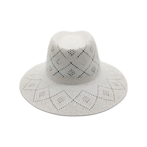 Women's Summer Hat 2024 Lace Embroidery White