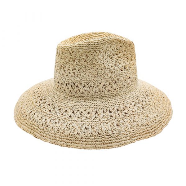 Cappello Elegante a Tesa Larga Estivo da Spiaggia