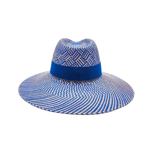 Panama Hat Brisa Pasadores Bicolor Blue Beige Doria 2024