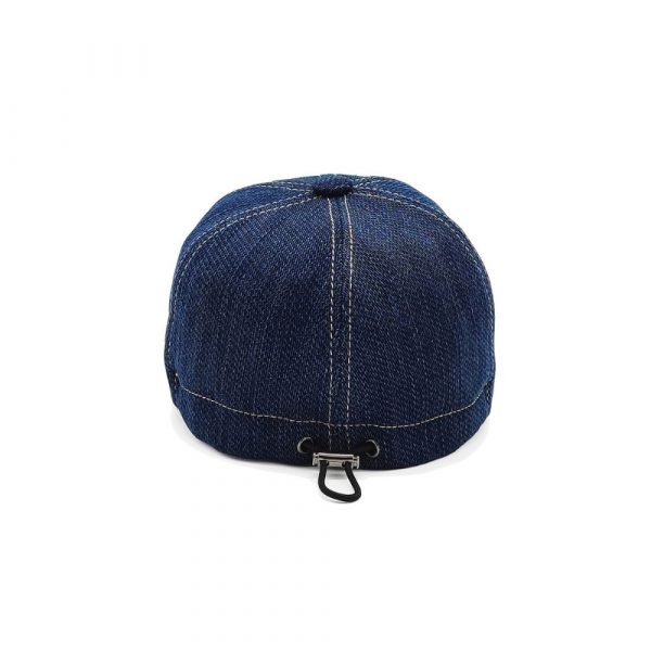 Dark Blue Denim Baseball Hat Size Adjuster