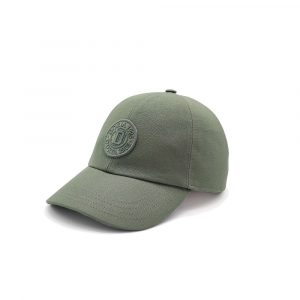 Cotton Canvas Baseball Hat and Patch Doria Leaf Green Spring Summer 2024