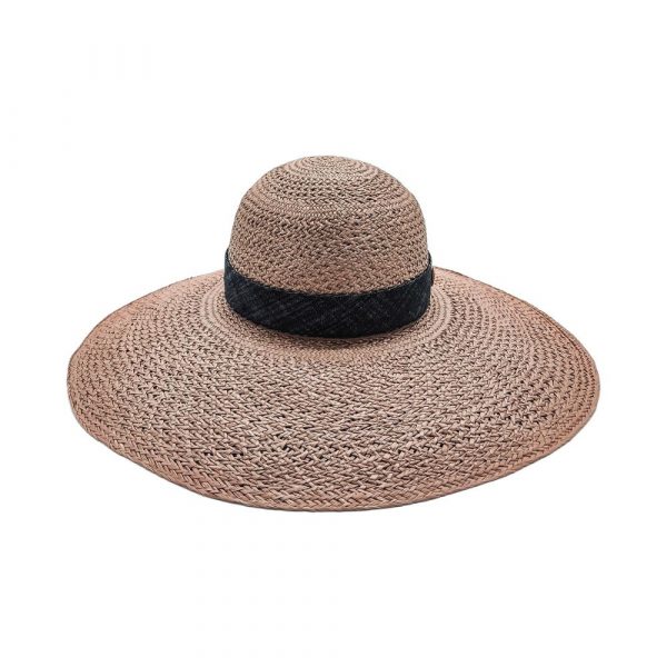 Cappello Panama a Tesa Larghissima da Donna per Spiaggia Estate 2024