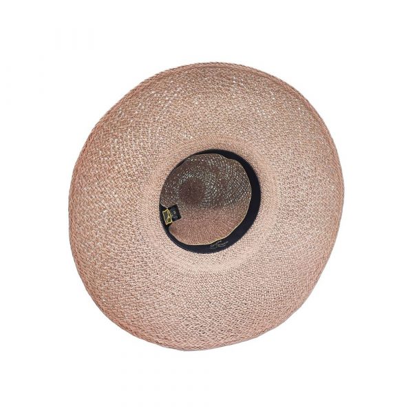 Women's Wide Brim Panama Hat with Moroccan Inside Doria