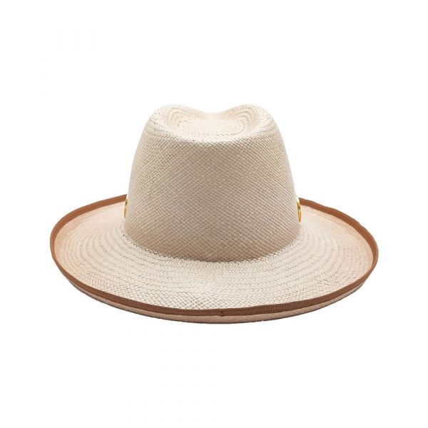 Cappello Panama Brisa Naturale con Profili Grosgrain 2024