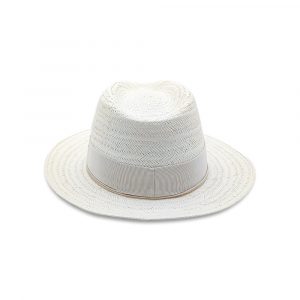 Cappello di Paglia Bianco da Uomo Primavera Estate 2024 Doria 1905